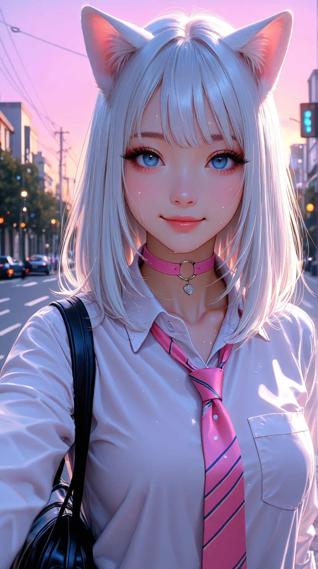 シロと制服2