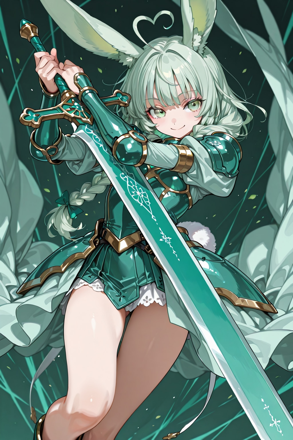 チョコミント騎士な明兎ちゃん