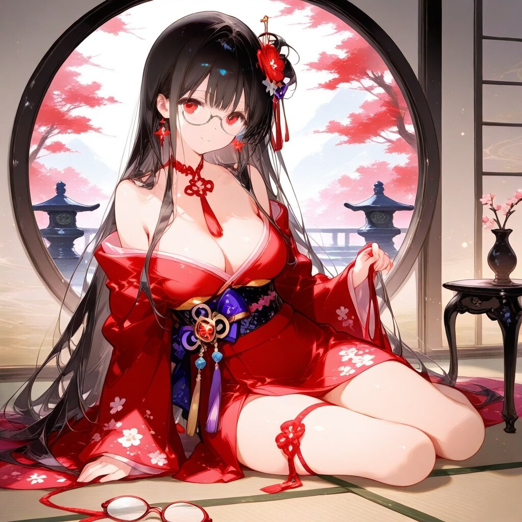 江戸のメガネっ子（失敗例2）