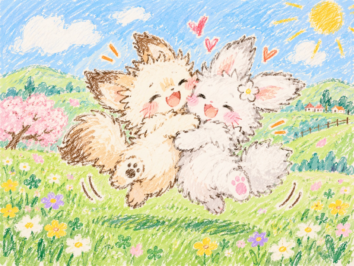 はしゃいでとびまわっちゃおう | の人気AIイラスト・グラビア