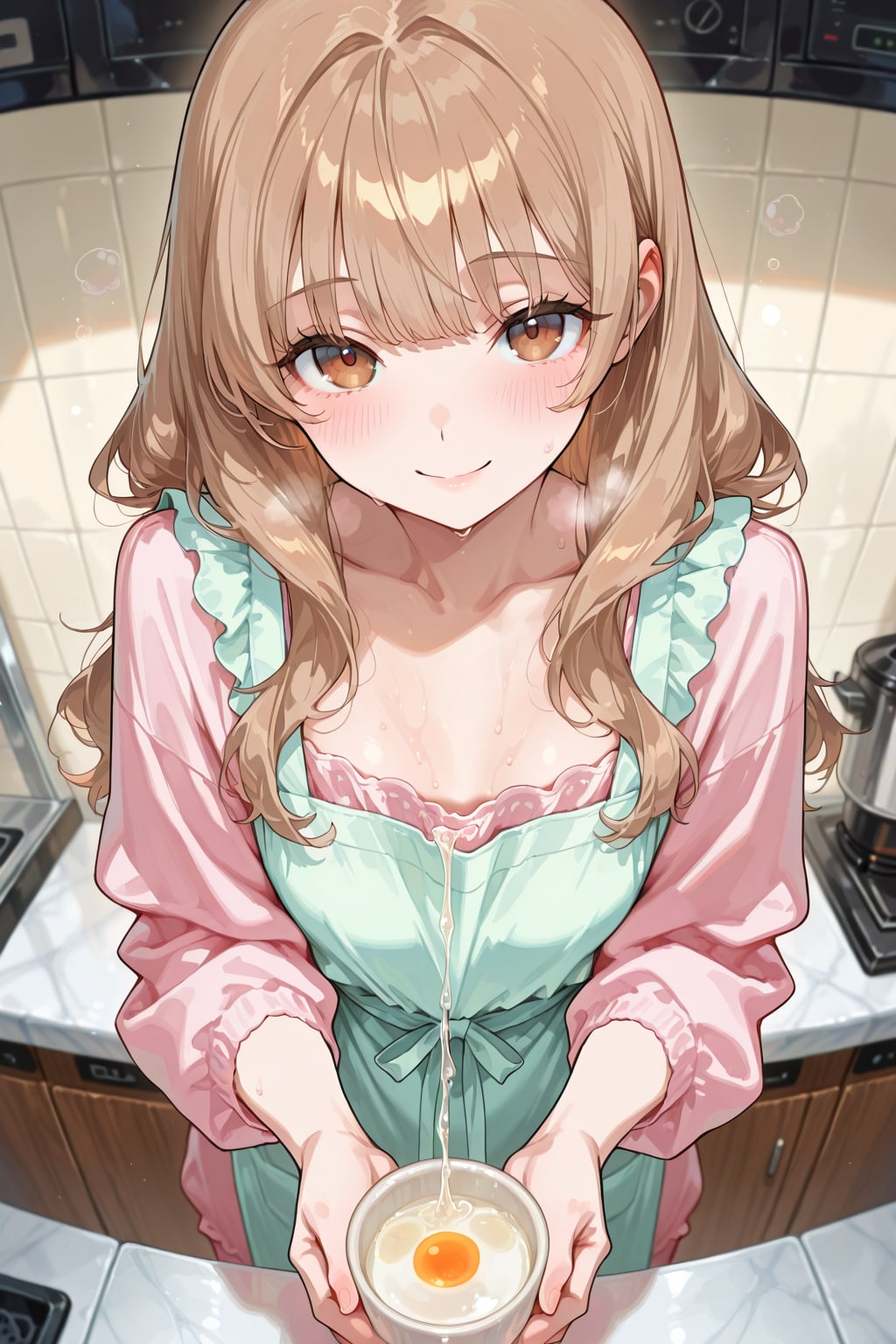 ギャルちゃんの斬新茶碗蒸し？