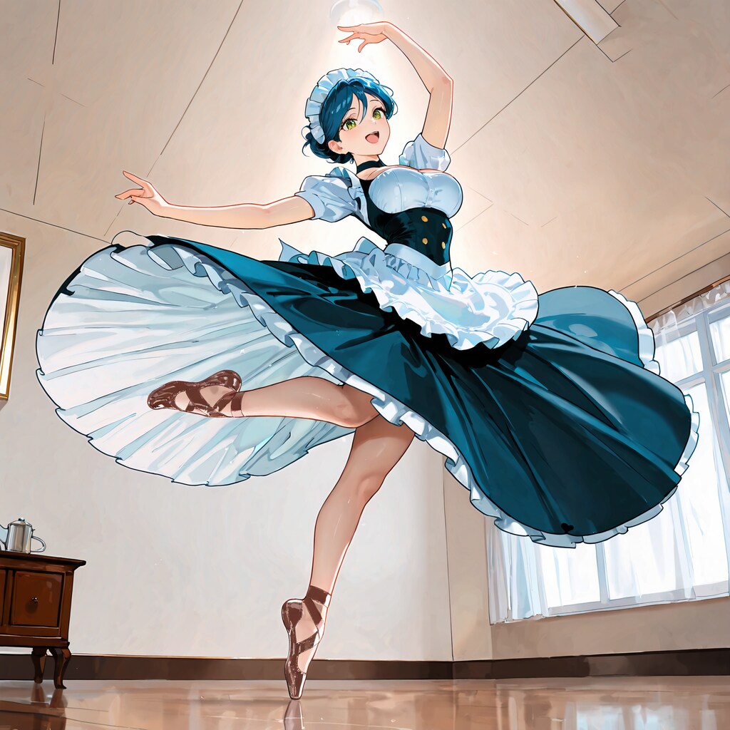 バレエなメイドさん