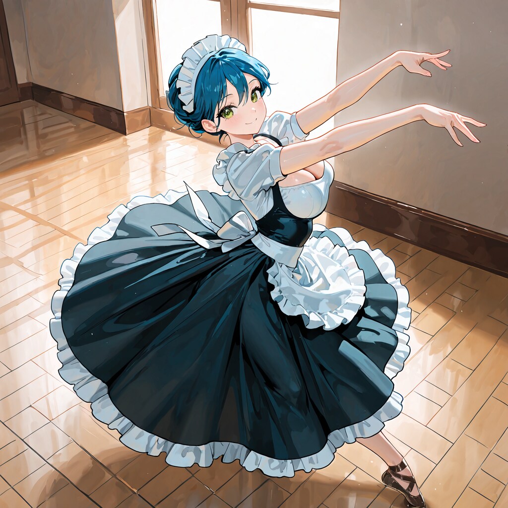 バレエなメイドさん