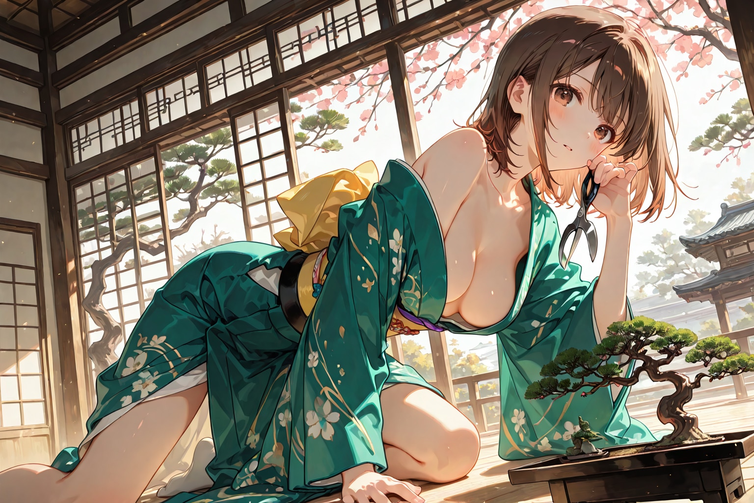 はだけちゃった