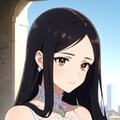 白いドレスの女性 4枚目