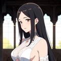 白いドレスの女性 2枚目