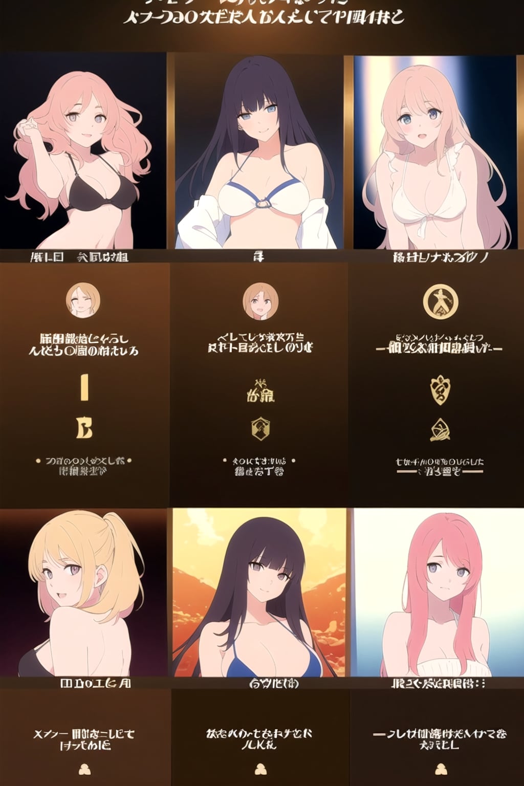 ハーレムのメンバー表です！