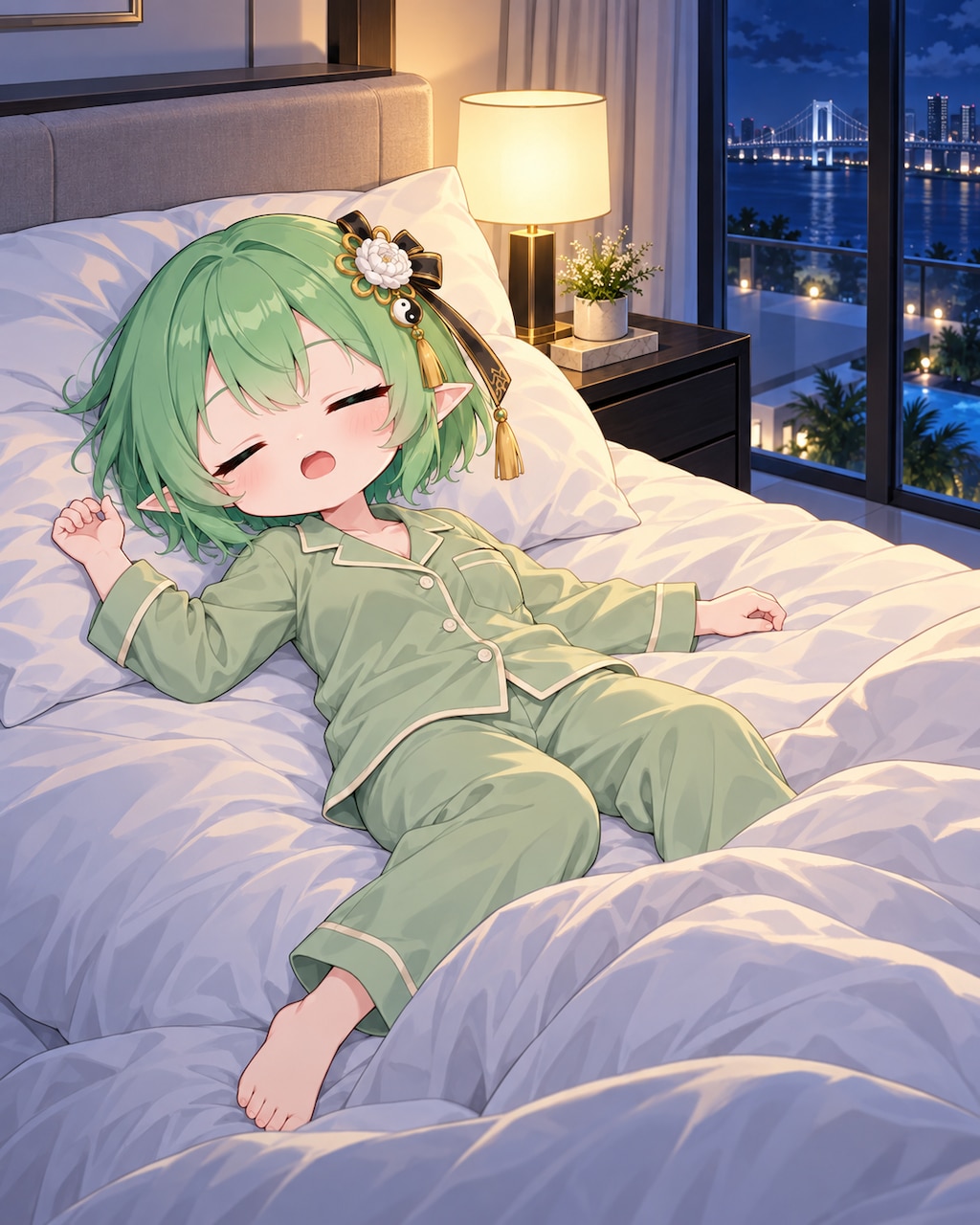 それぞれの寝姿〜萌葱ちゃん