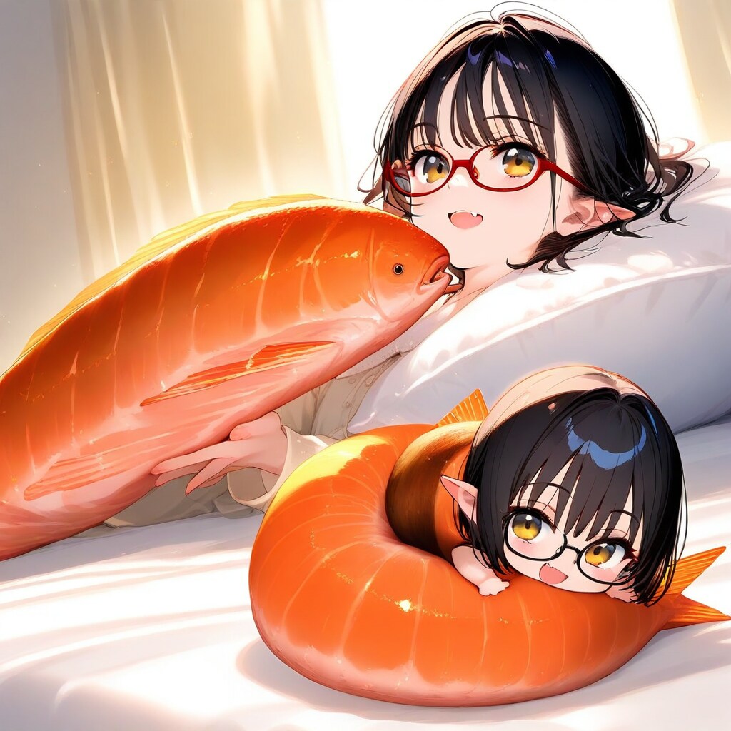 お寿司チャレンジ再び！ | の人気AIイラスト・グラビア