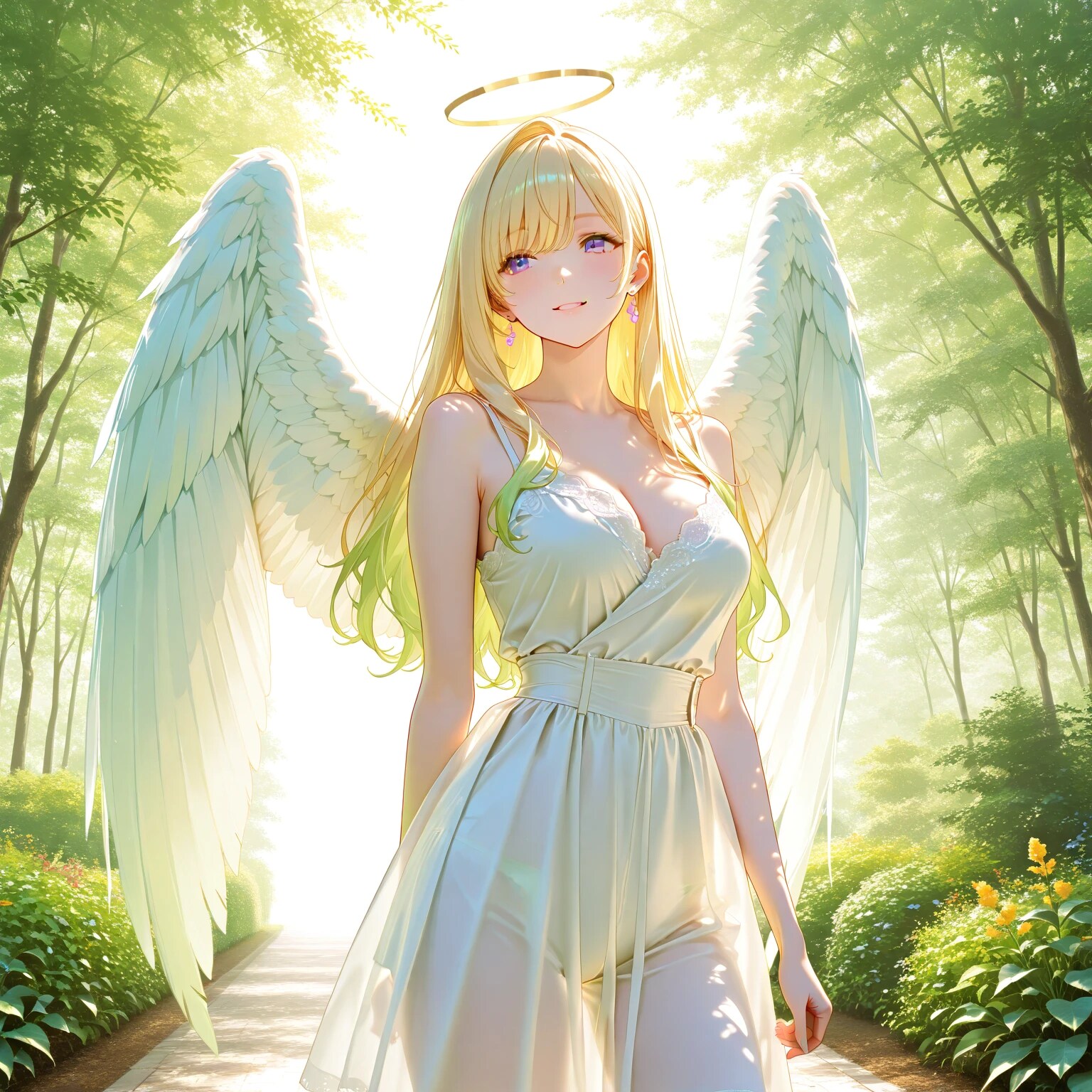 天使の庭園 | の人気AIイラスト・グラビア