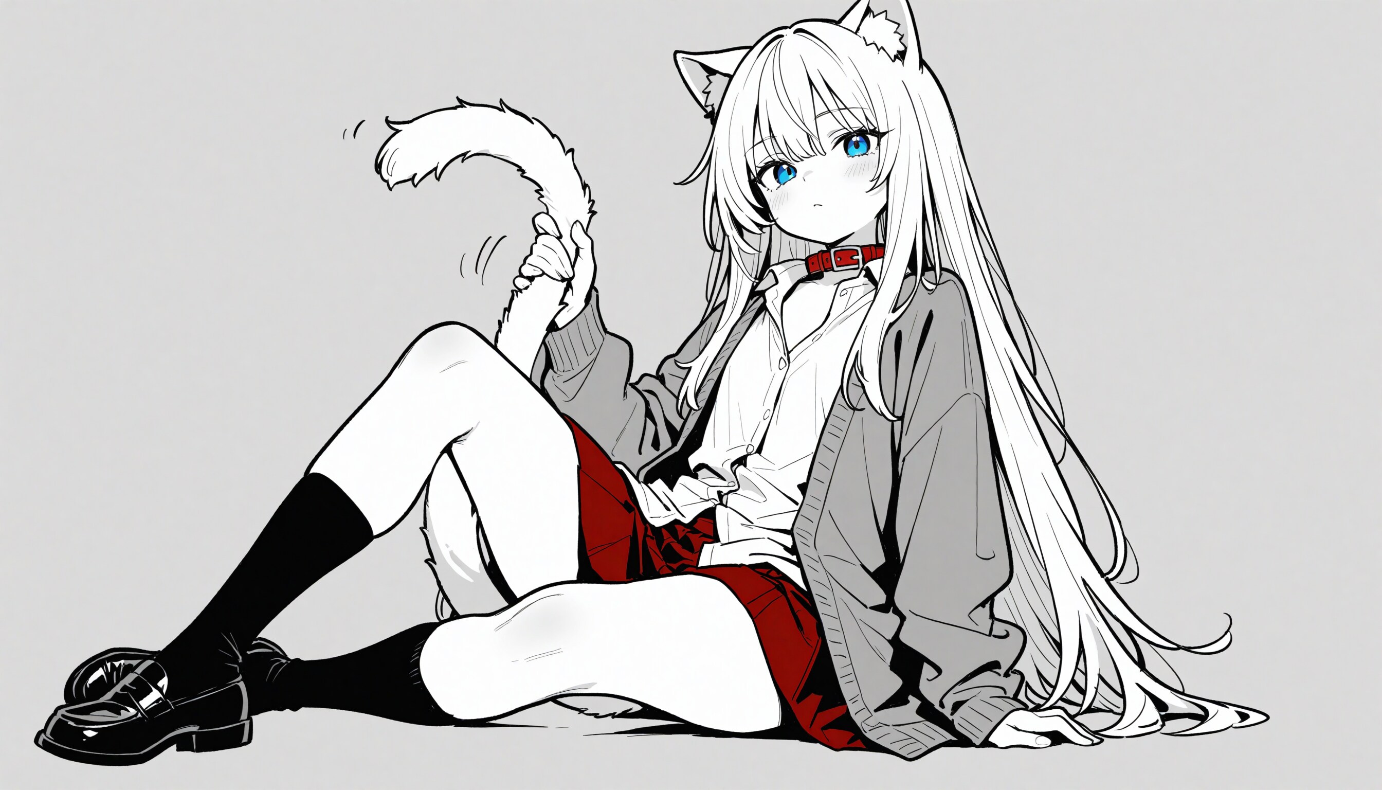 尻尾ぶんぶん