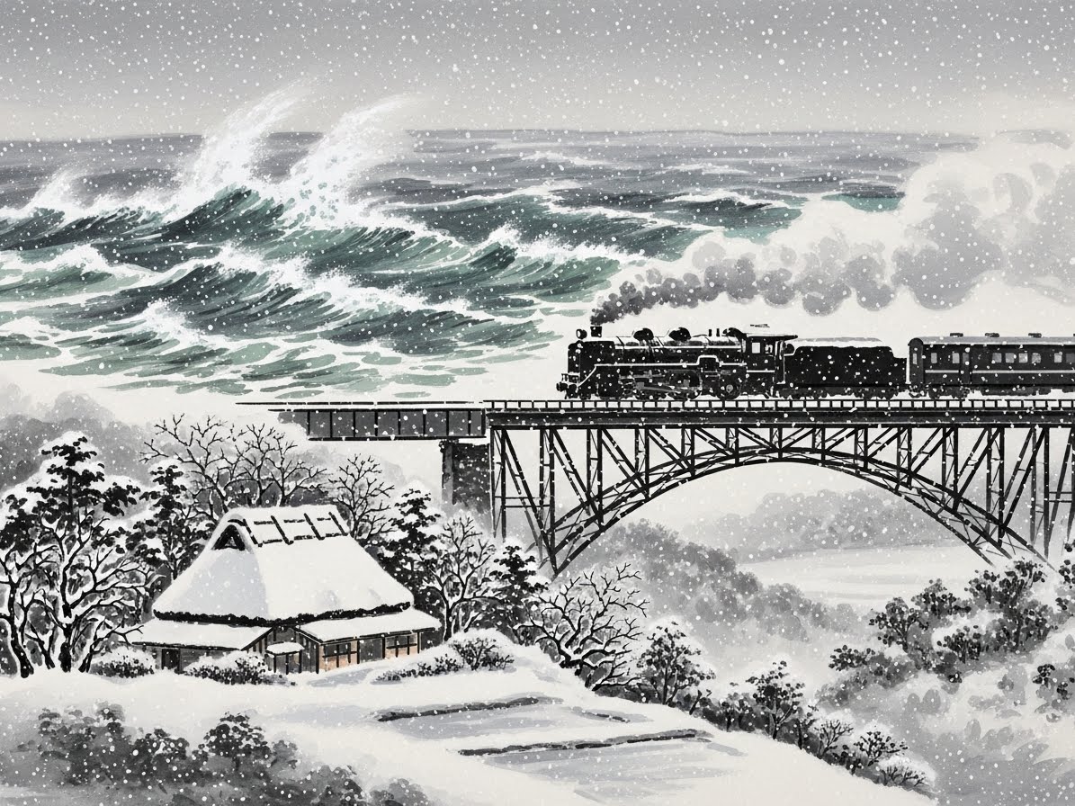 冬の日本海 | の人気AIイラスト・グラビア