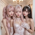 地雷系ちゃん姫レズビアン004《ピンクピンクピンクSeaArtR-15》 5枚目