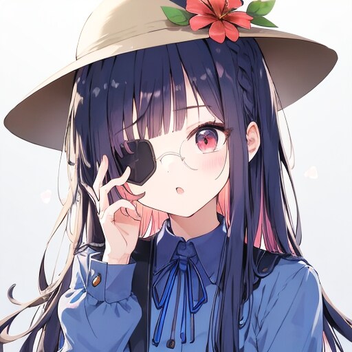 眼帯付けないといけなくなっちゃった | の人気AIイラスト・グラビア