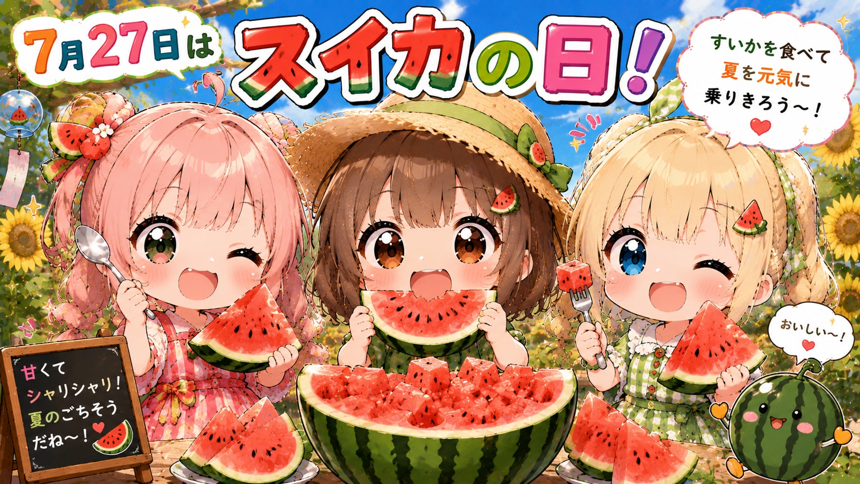 今日は何の日？（20260727固定イベ＋チビお姉複）の生成（ＡI推論不使用）