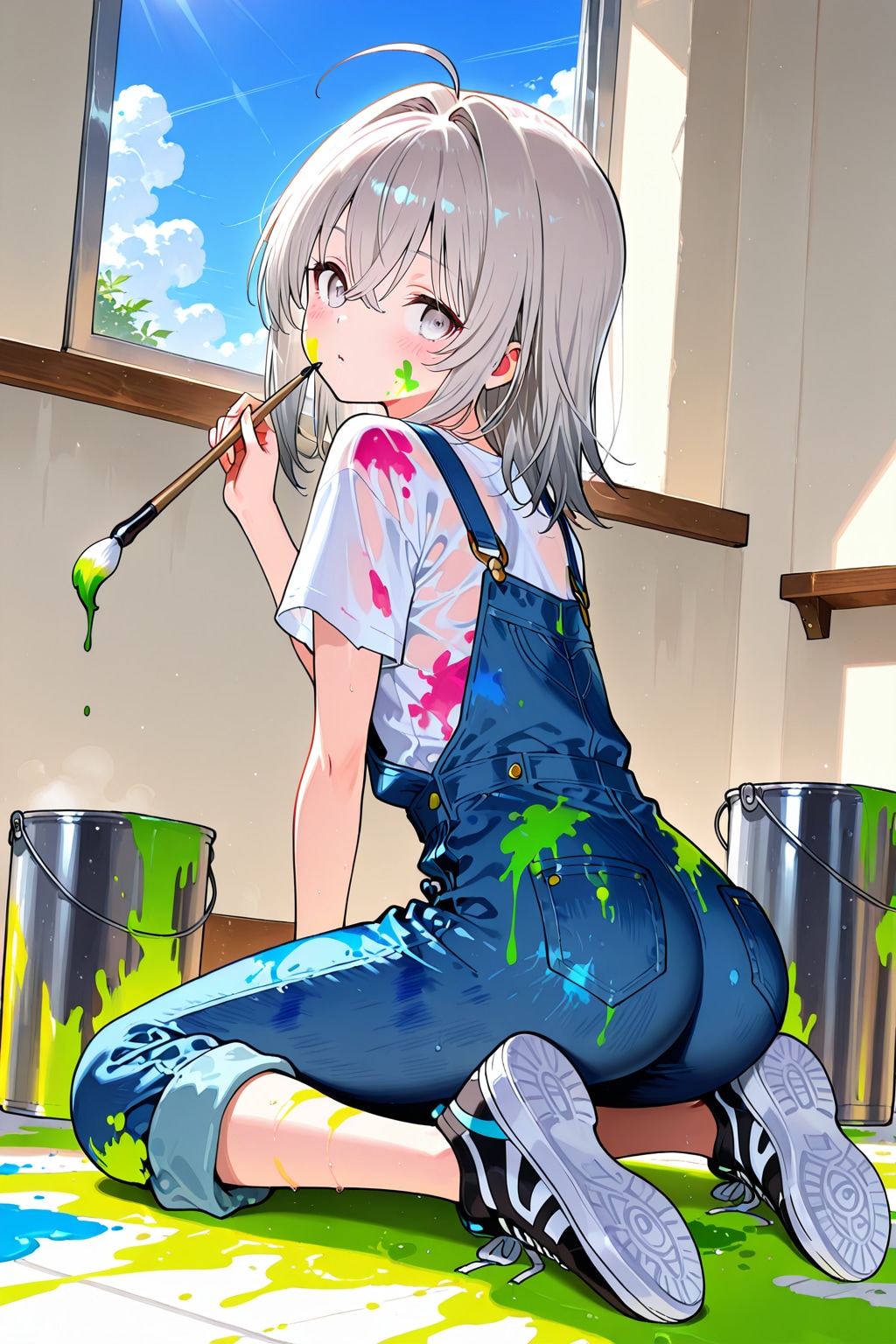 自由に色塗り