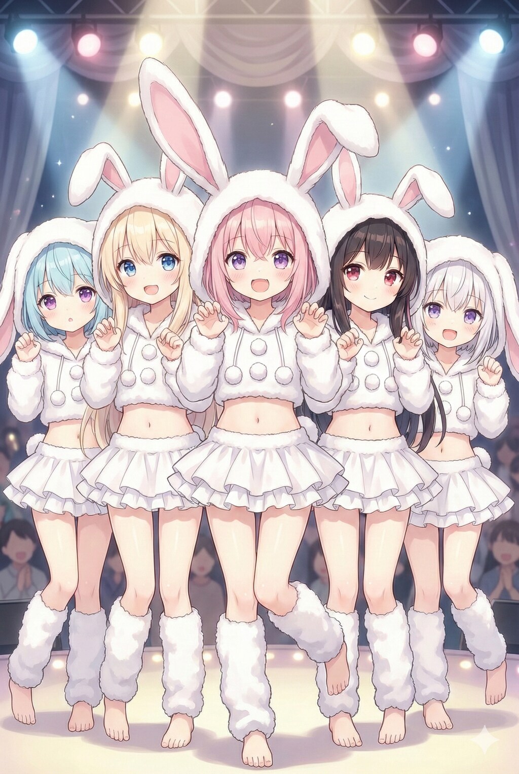 みんなでうさダンスだー🐰