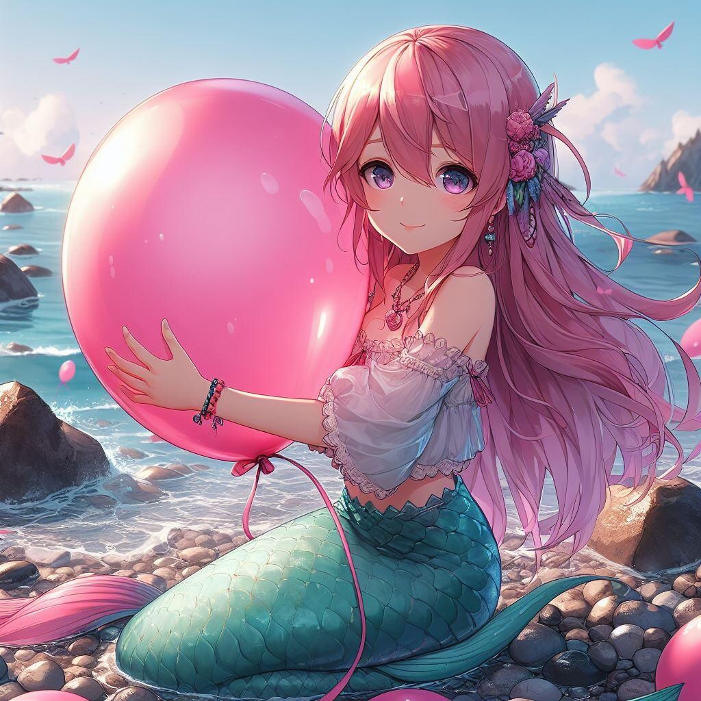 一緒に風船遊びしてあげるから、私のこと誰にも言わないでね♡