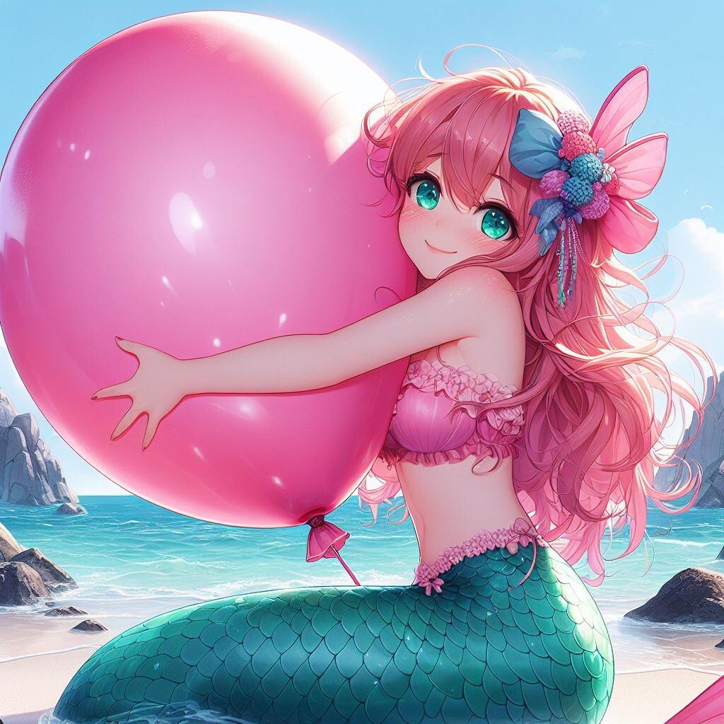 一緒に風船遊びしてあげるから、私のこと誰にも言わないでね♡