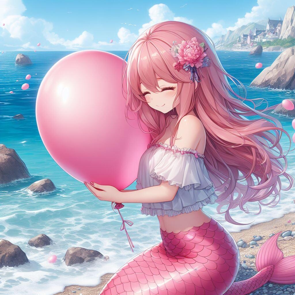 一緒に風船遊びしてあげるから、私のこと誰にも言わないでね♡