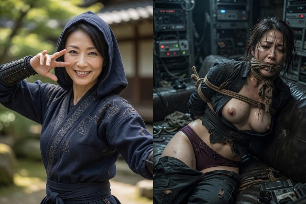 潜入任務失敗！捕らわれた令和の熟女くのいち