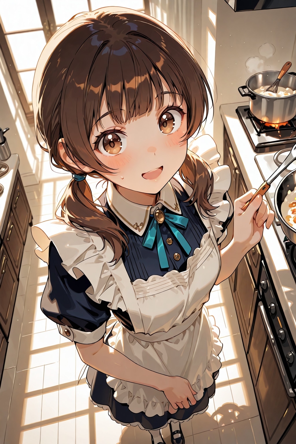 【BONSAI】でキッチンメイドの女の子 | の人気AIイラスト・グラビア