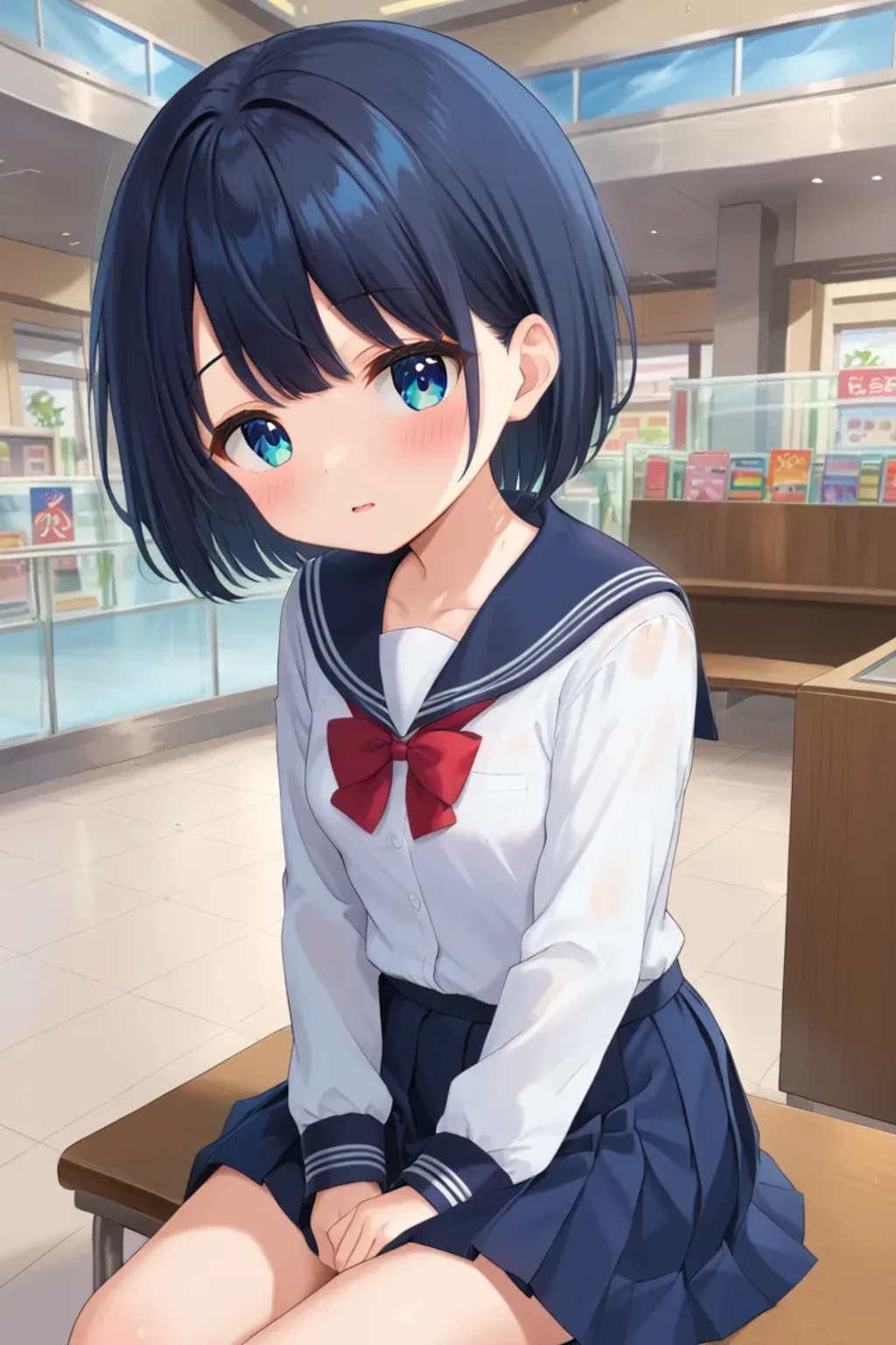 (三人)ショッピングモール