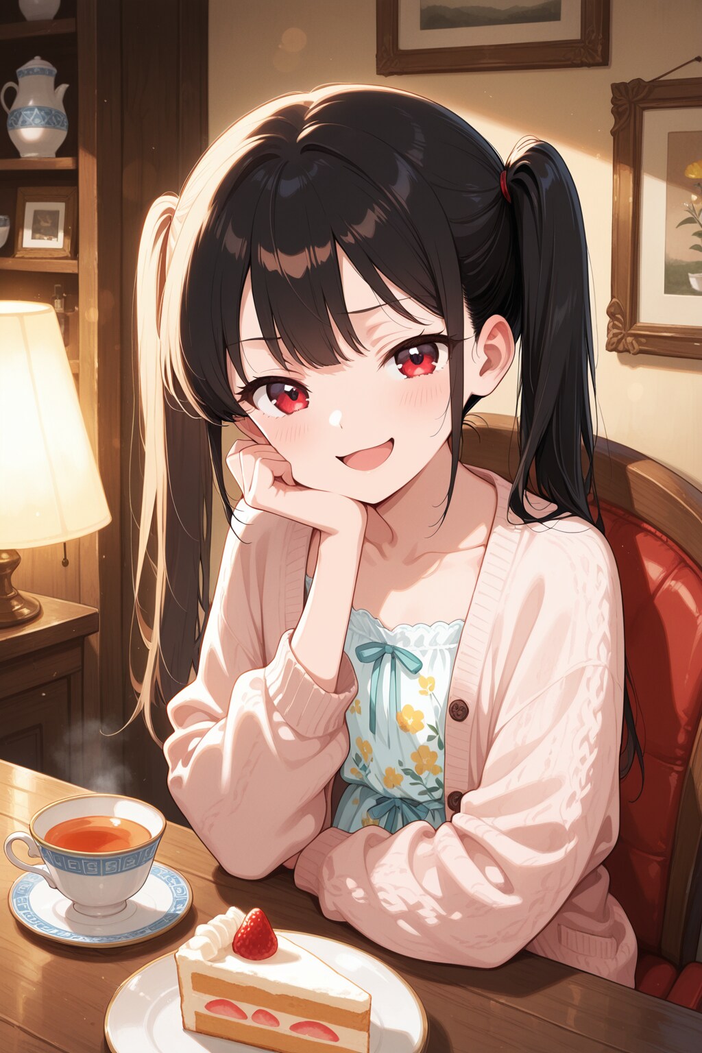 凛ちゃんと喫茶店でデート