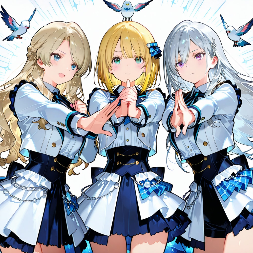 アイドルジャケ写風