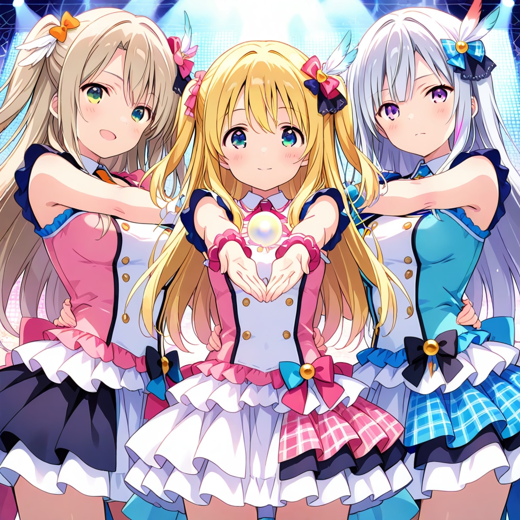 アイドルジャケ写風