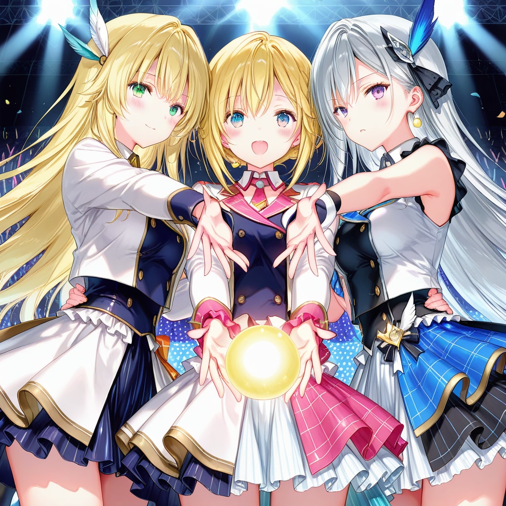 アイドルジャケ写風