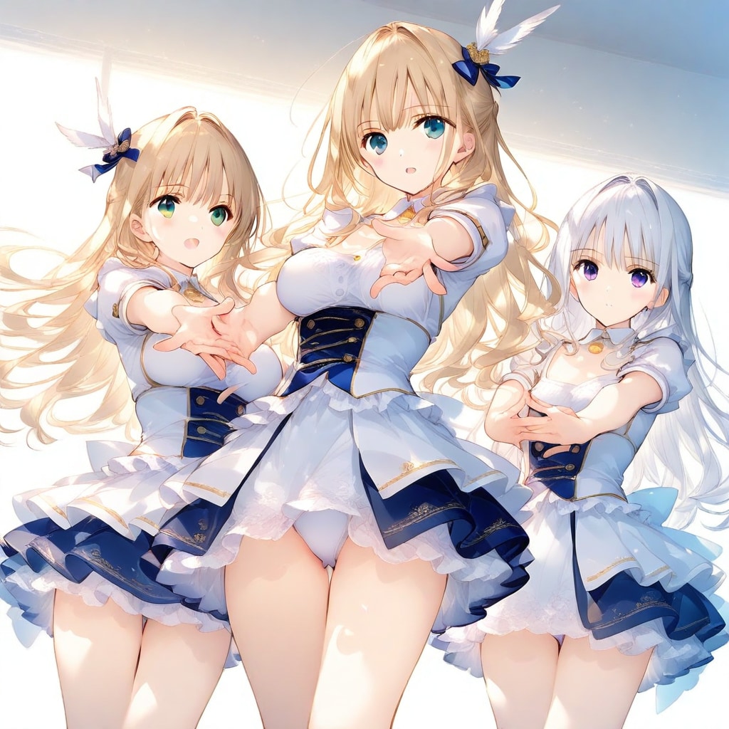 アイドルジャケ写風