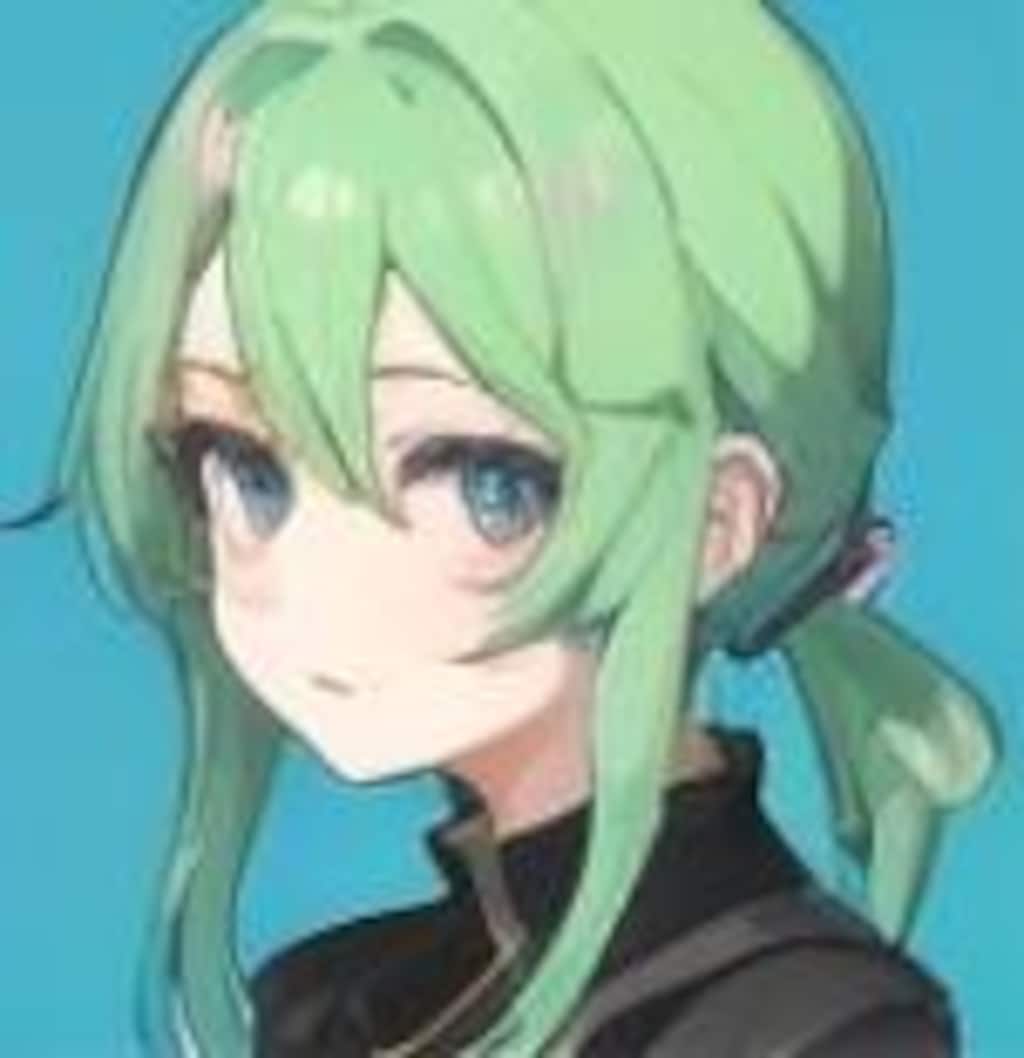 ジト目っぽく出来た😆