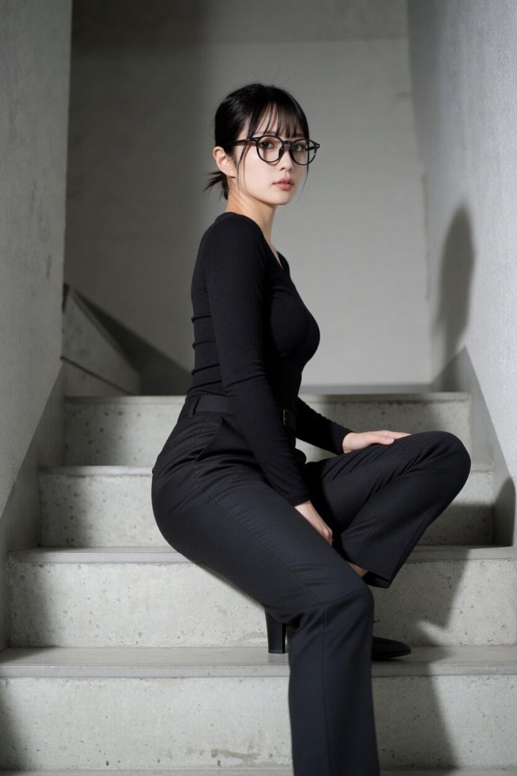 黒縁2