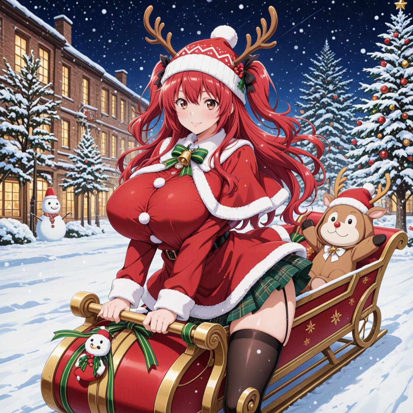 はやーい！レミンシーさんちの焔崎千尋さん クリスマス10日前 | の人気AIイラスト・グラビア