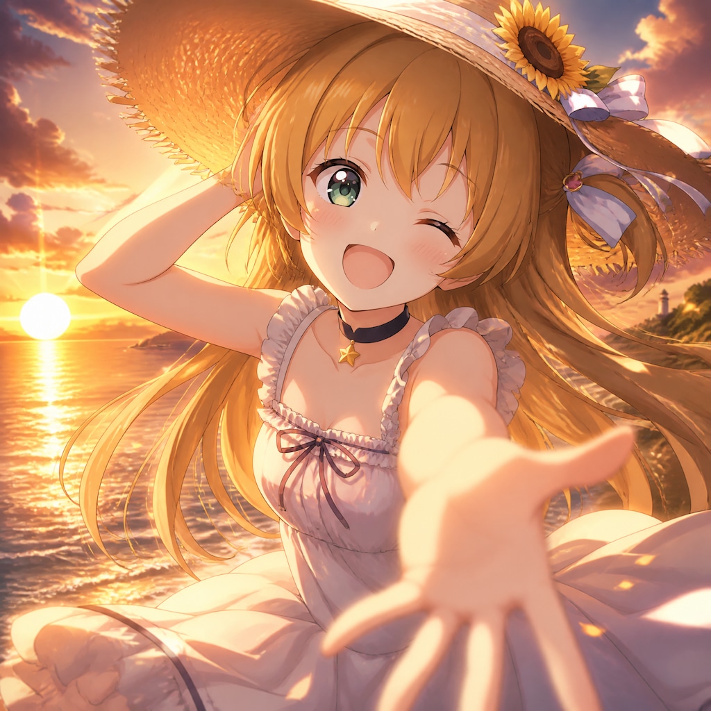 夕暮れ（２）3時のアイドル　GPTimages2.0