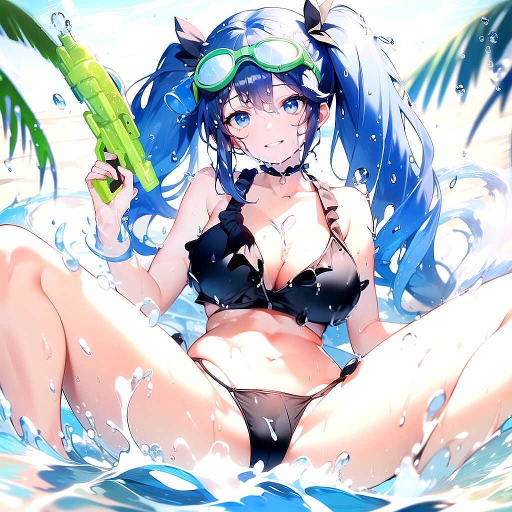水しぶき 白濁 SeaSideMix