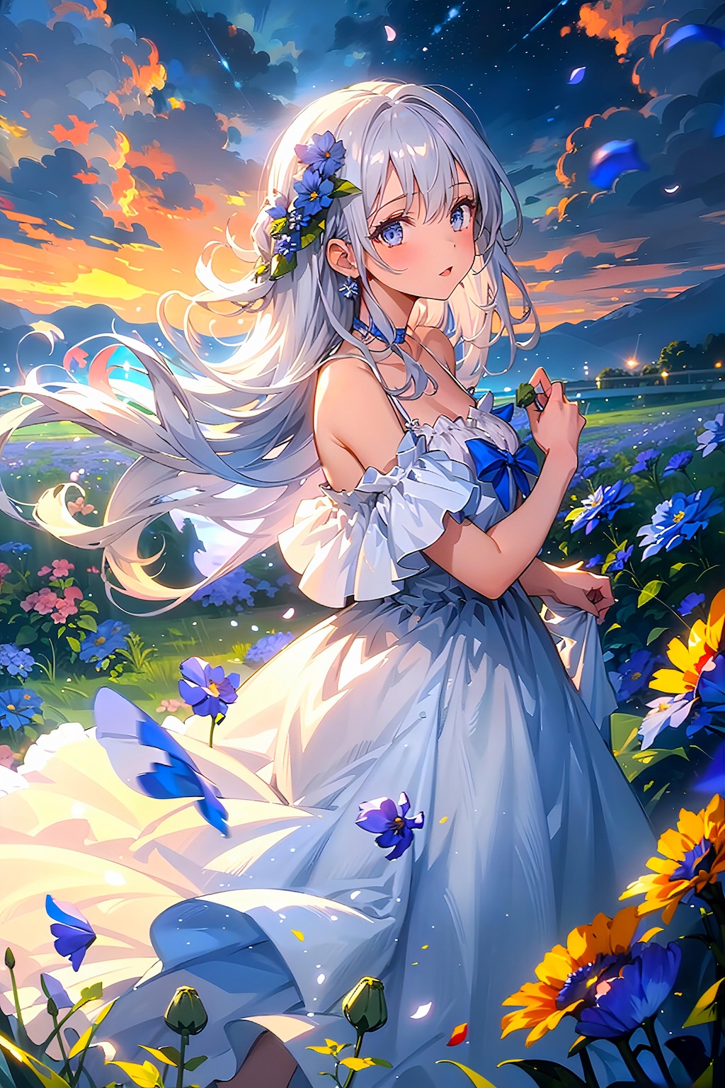 🌺花とトパーズちゃん🌺