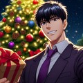 クリスマスプレゼントと、黒髪短髪男性★その3(10枚) 5枚目