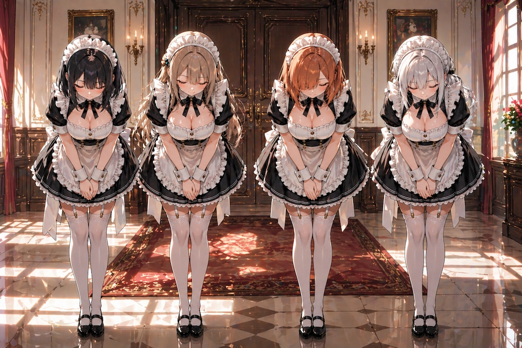 メイドたちと過ごす甘々な生活