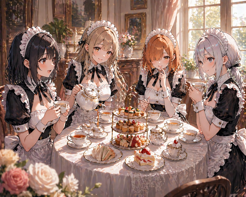 メイドたちと過ごす甘々な生活