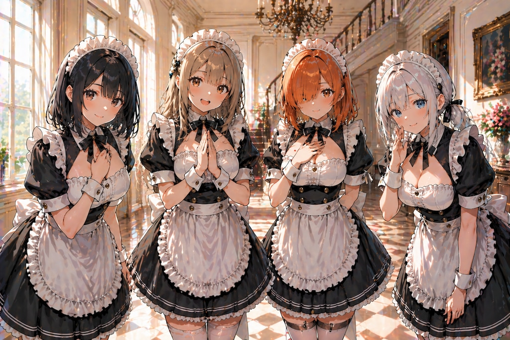 メイドたちと過ごす甘々な生活