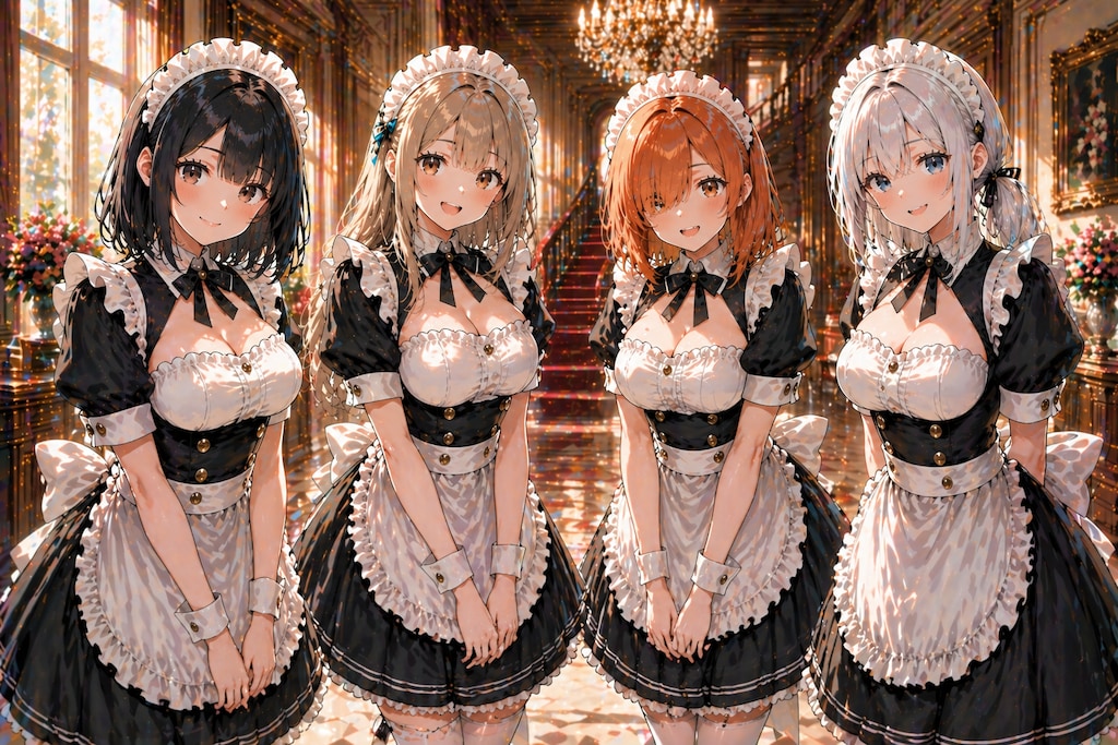 メイドたちと過ごす甘々な生活