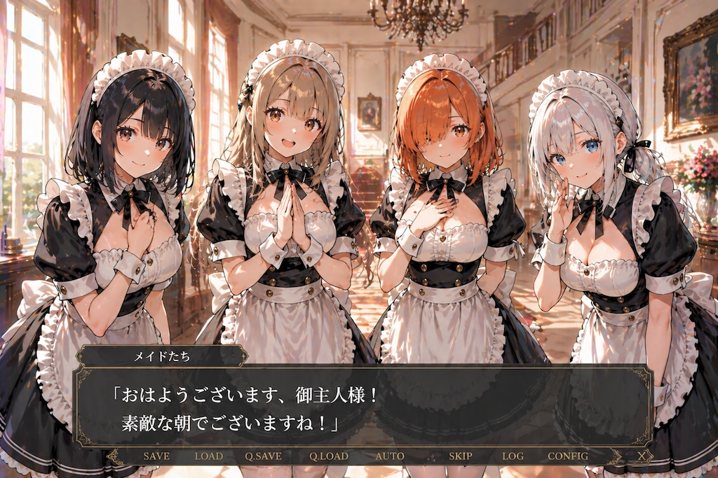 メイドたちと過ごす甘々な生活