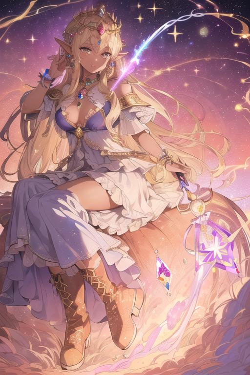 魔術師エルフ美女イラスト集