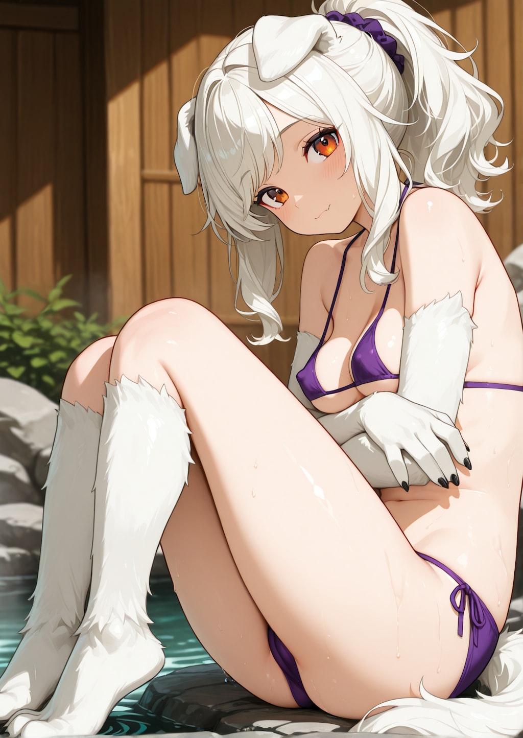 お風呂とミリー