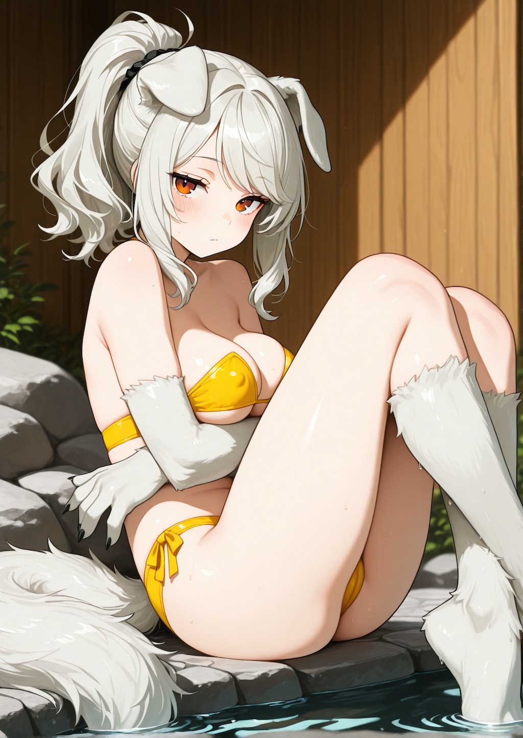 お風呂とミリー