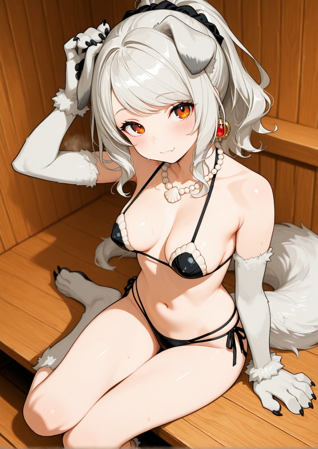 お風呂とミリー