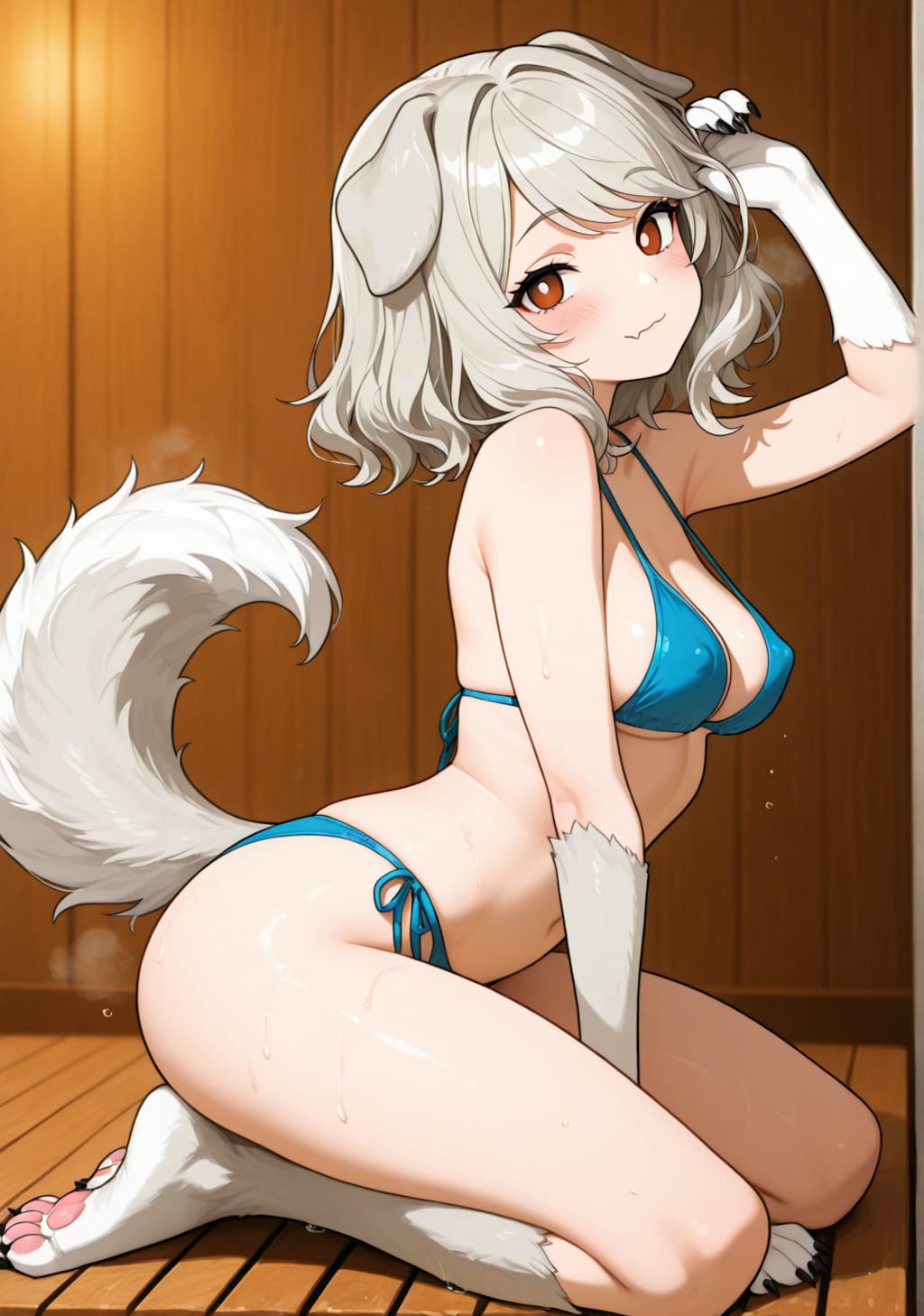 お風呂とミリー