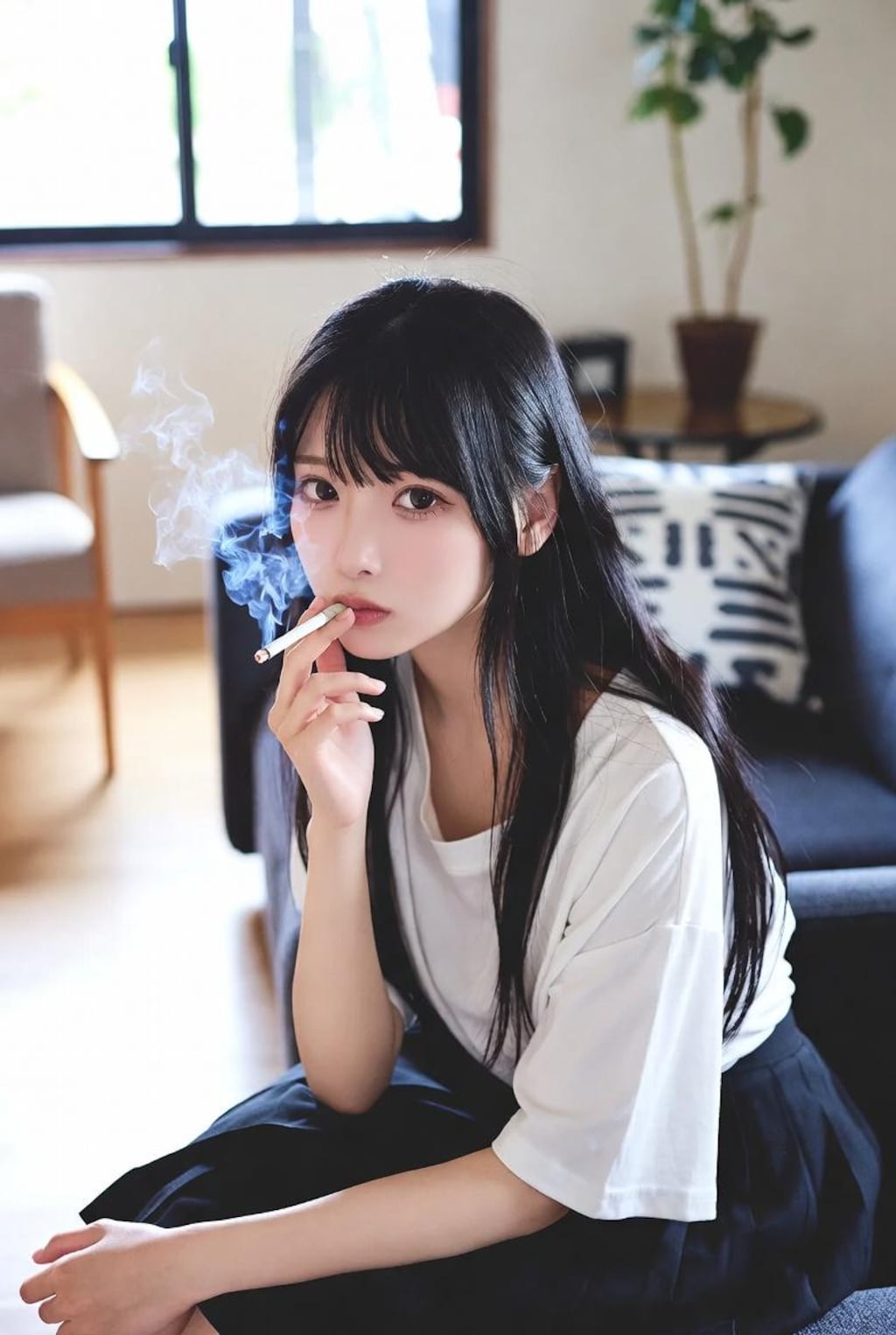 咥え